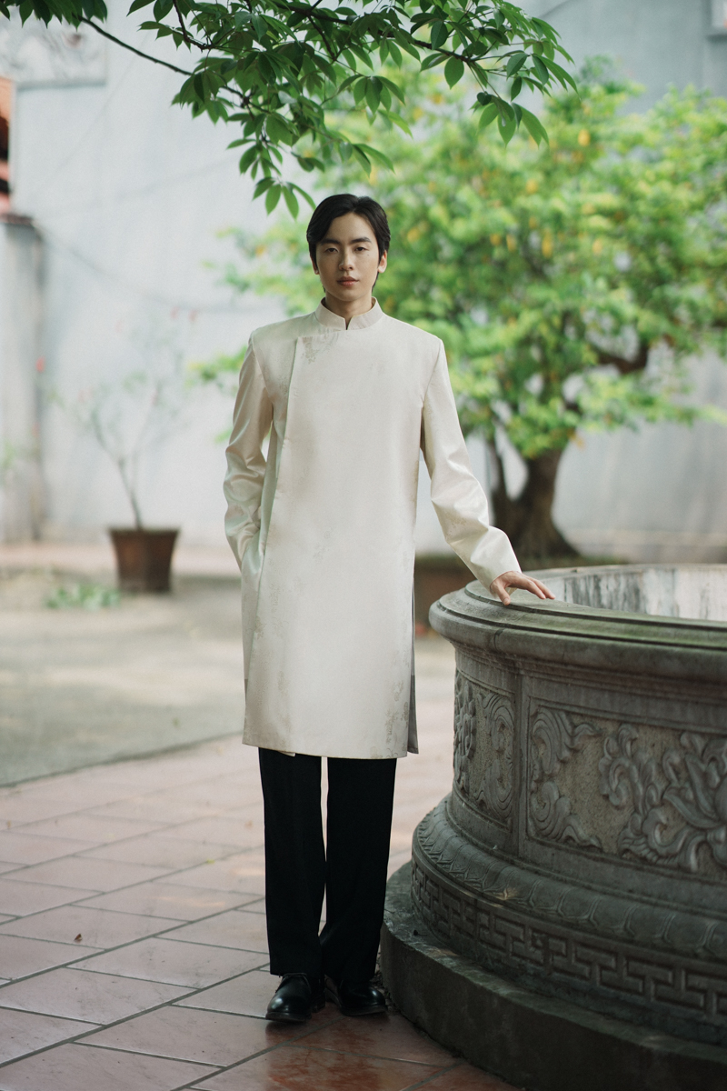 ÁO DÀI NAM BẠCH HỶ THƯỚC