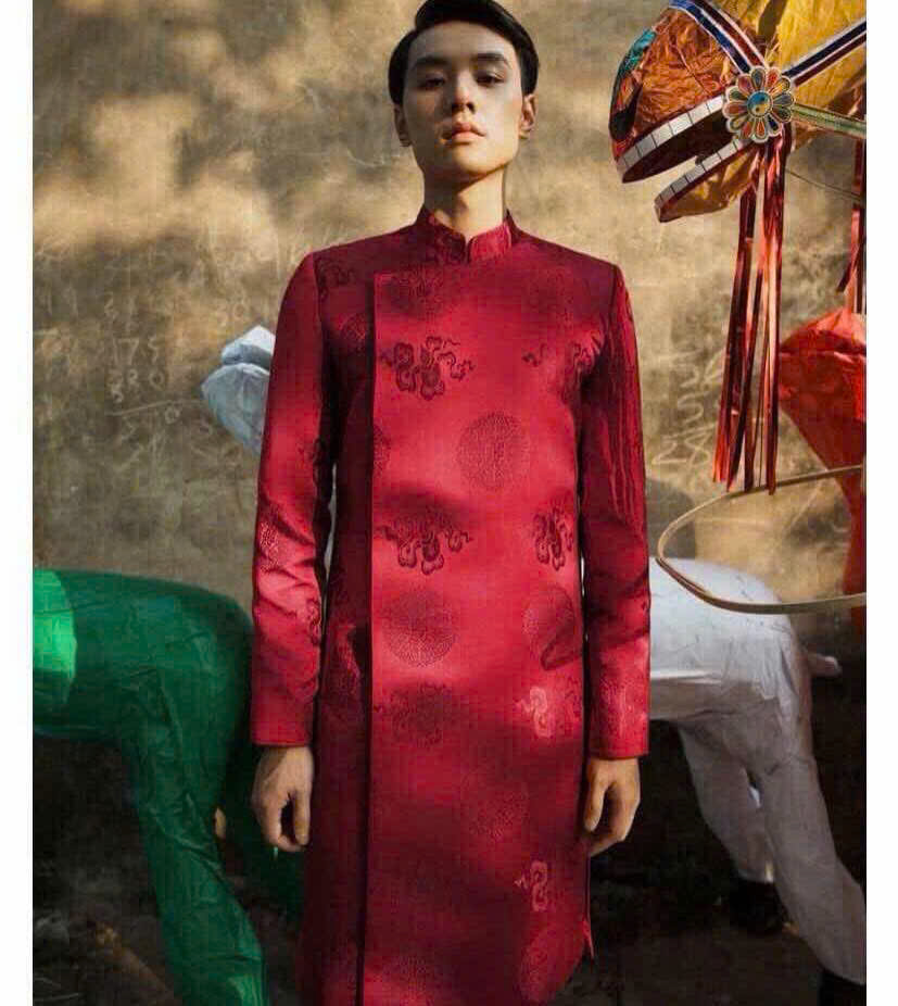 ÁO DÀI NAM HỒ CHU-XÉO XỌ