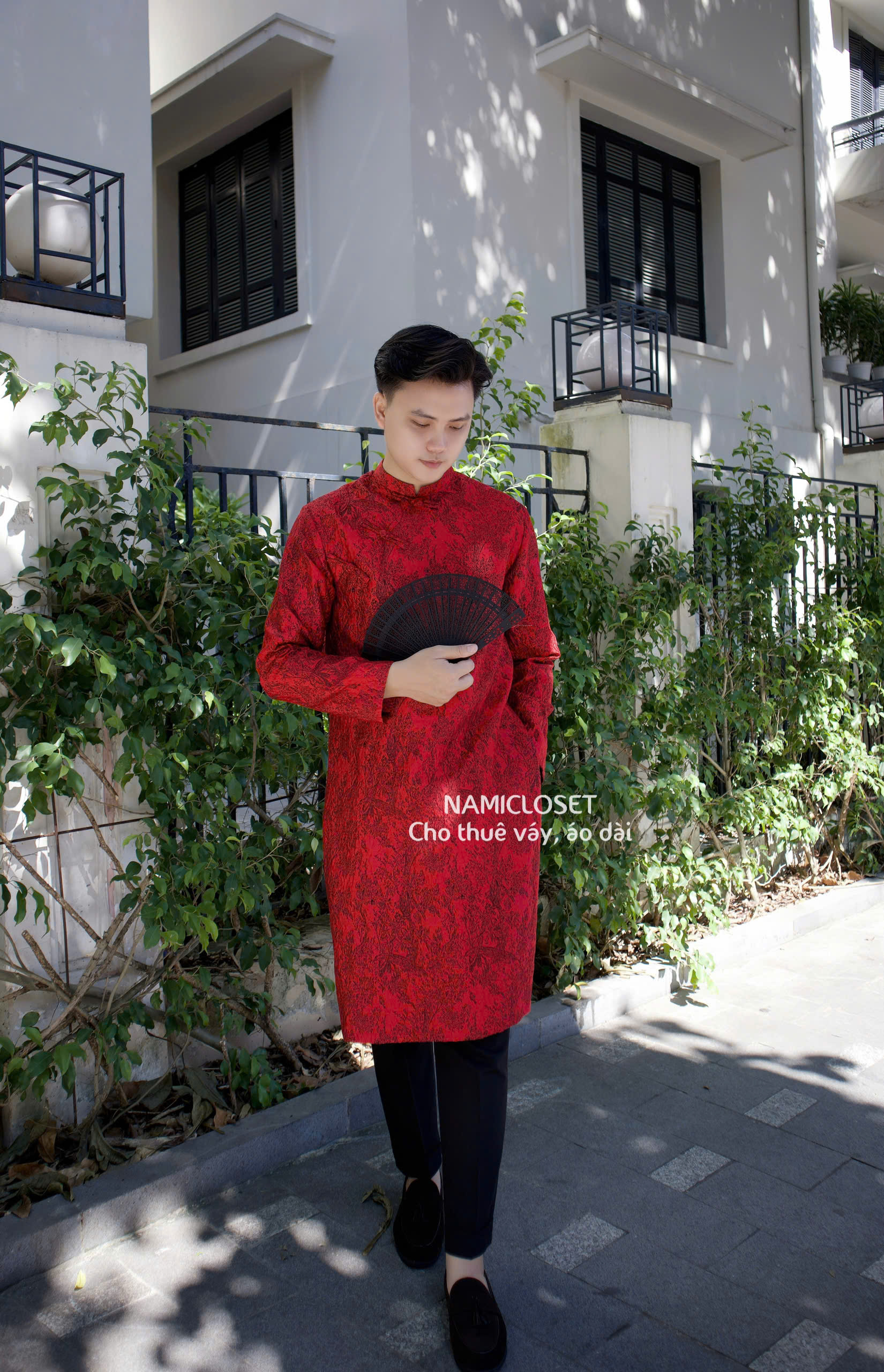 ÁO DÀI NAM ĐỎ - Fabulous