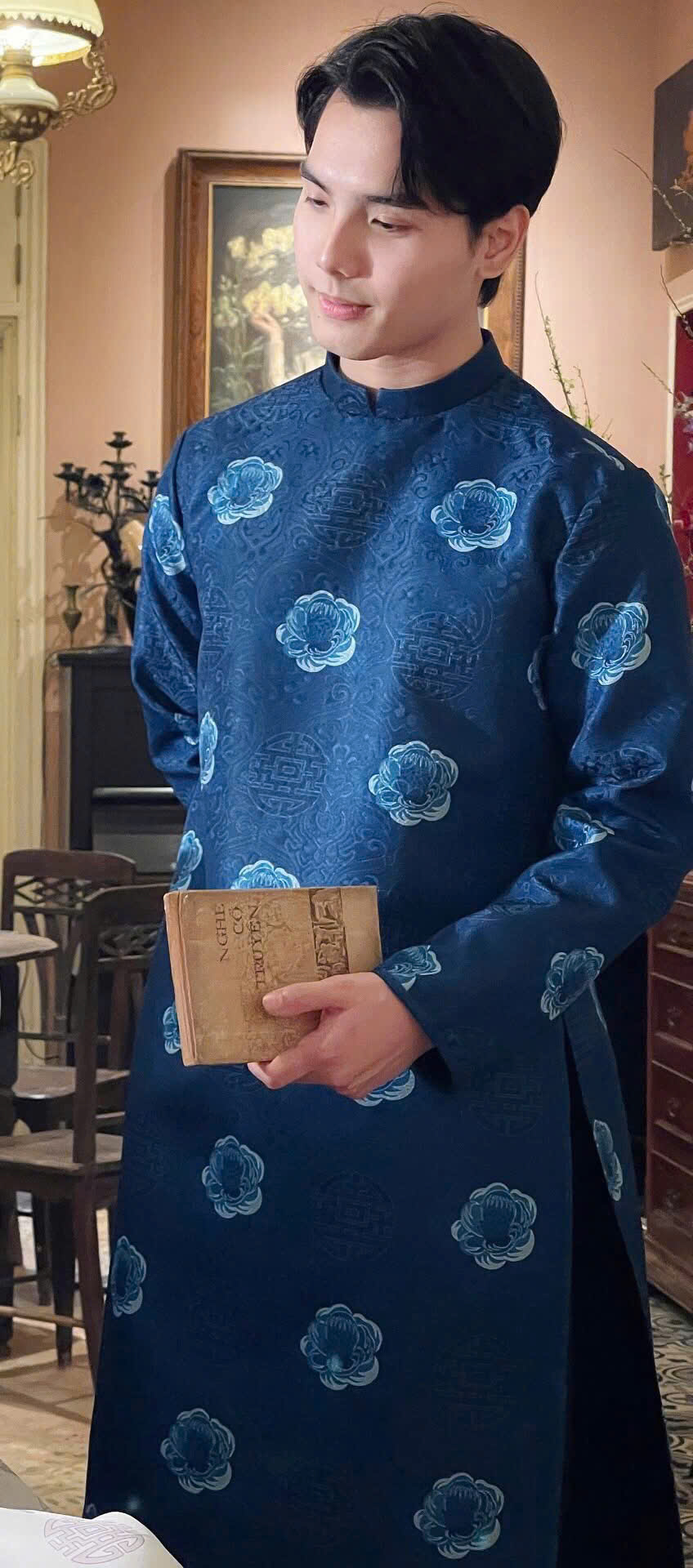 ÁO DÀI NAM VĂN NGHI- MAISON LONG