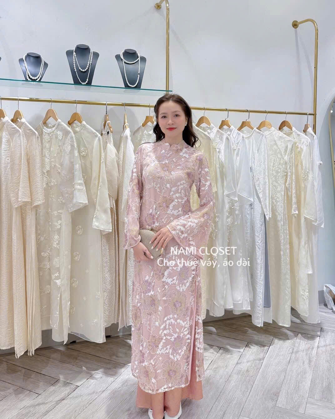 ÁO DÀI KIM SA PHẤN CHI - LALIN