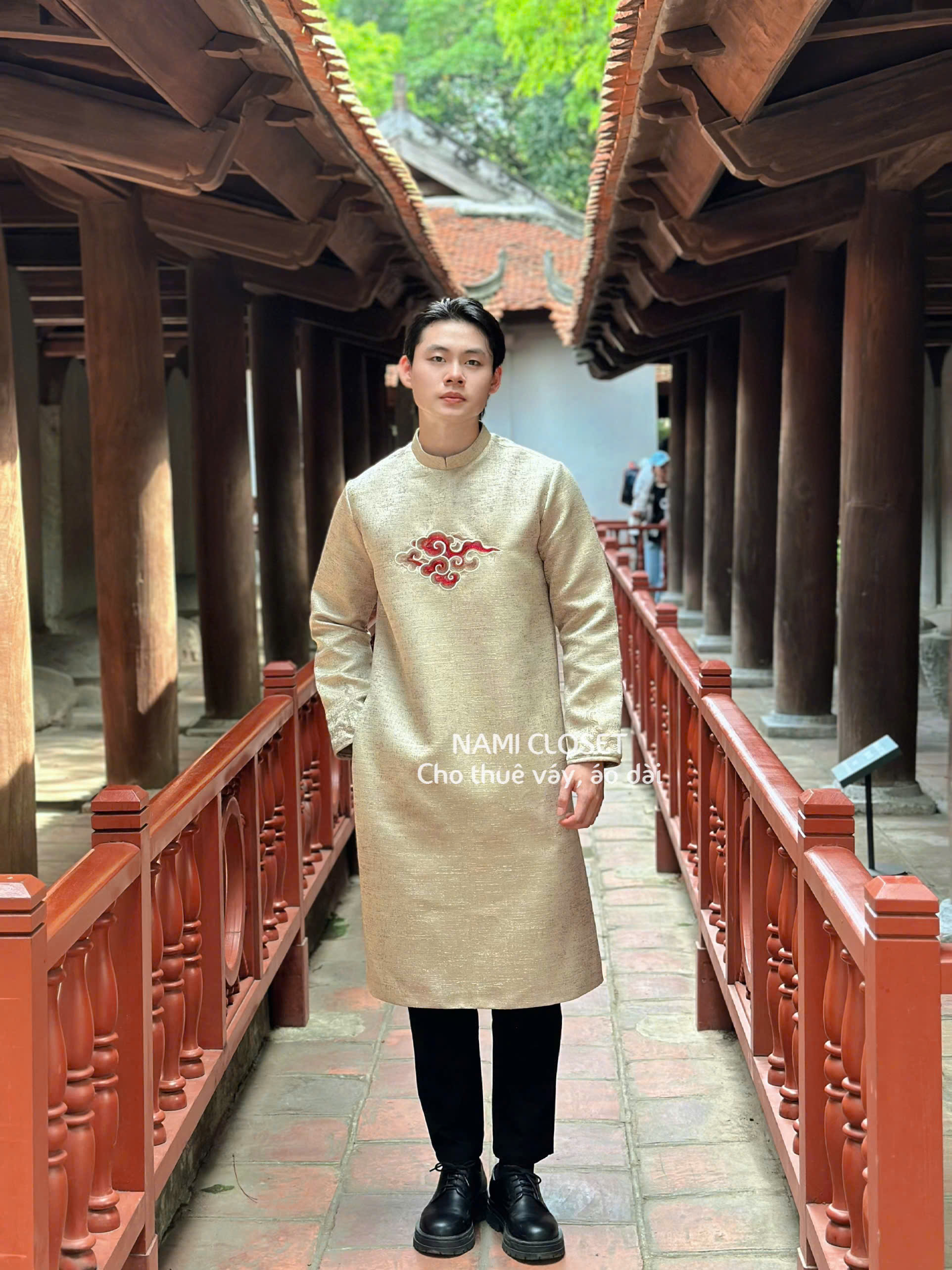 ÁO DÀI NAM KHAI HẠ - MAISON LONG
